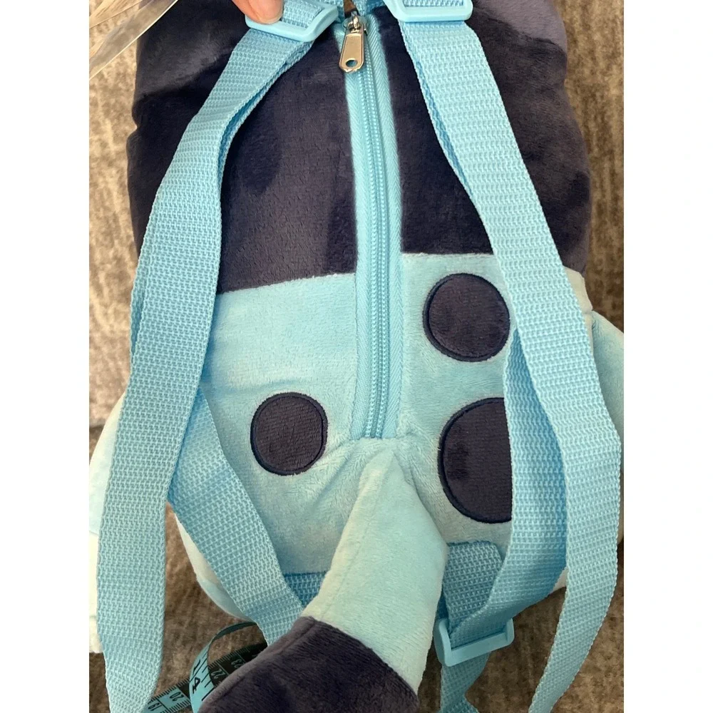 Bluey Plush Backpack Kids Fun Blue Dog Character Bag Accessory Innovations NWT‎